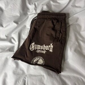 Gymshark Brown Cotton Shorts